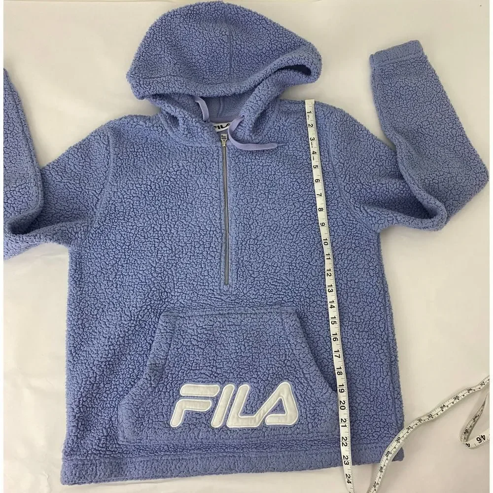 FILA Fleece Pullover Half-Zip Jacket Lavender - Women's Size Small